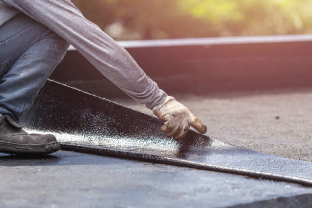 Professional Waterproofing technician working in Munroe Falls, OH